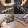 Pet Hair Remover Brush For Dog; Dog Hair Removal Brush With Wood Handle For Clothes; Blankets