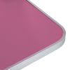 42" Folding Dog Pet Grooming Table Stainless Steel Frame Rubber Mat on Board with Adjustable Arm and Clamps pet dog Grooming Table (PINK COLOR)