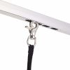46" Folding Dog Pet Grooming Table Stainless Steel Frame Rubber Mat on Board with Adjustable Arm and Clamps pet dog Grooming Table (PURPLE COLOR)