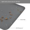 Silicone Dog Bowl Mat Non-Stick Pet Fountain Tray Waterproof Food Pad Puppy Dogs Feeding Drinking Mat Easy Washing Placemat