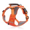 No Pull Pet Harness For Dog; Adjustable Soft Padded Large Dog Harness With Easy Control Handle